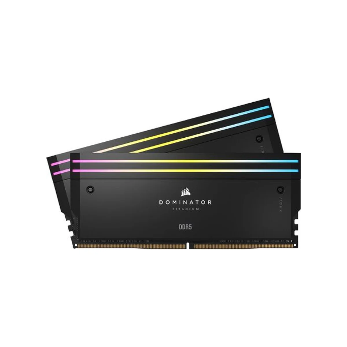 Corsair Dominator Titanium RGB 32 GB (2X16) DDR5 6000MHz RAM Memory (CL30, Black) – CMP32GX5M2B6000C30