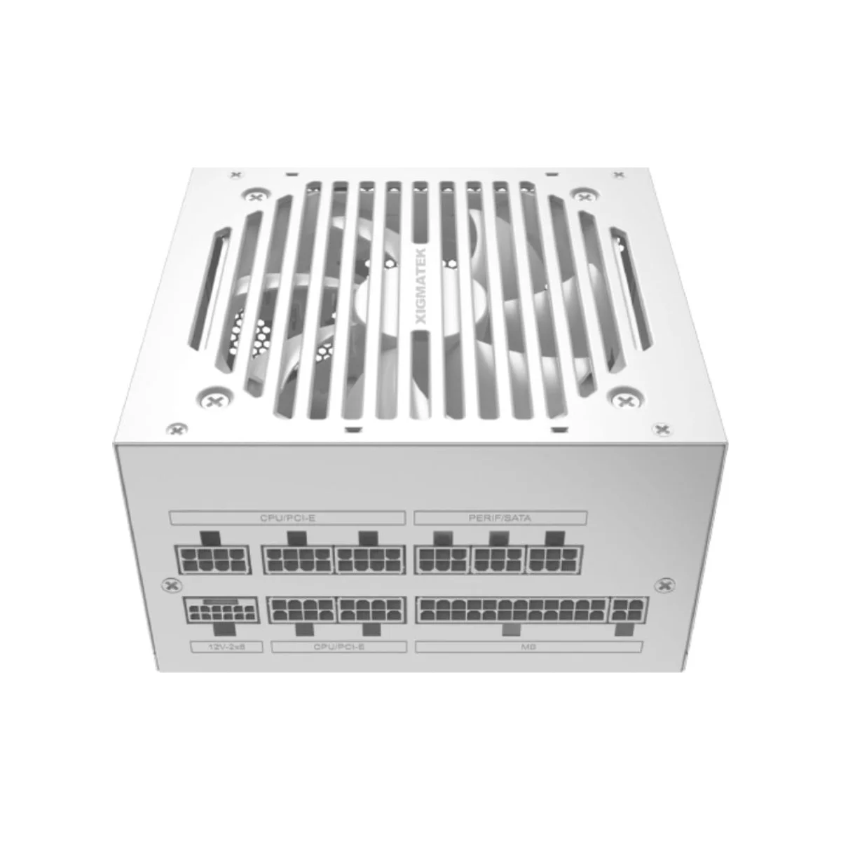 XIGMATEK Prime M 850W Arctic 80 PLUS Gold Power Supply (850W, 80+ Gold, ATX 3.1, PCIe 5.1) - EN48098 view 3