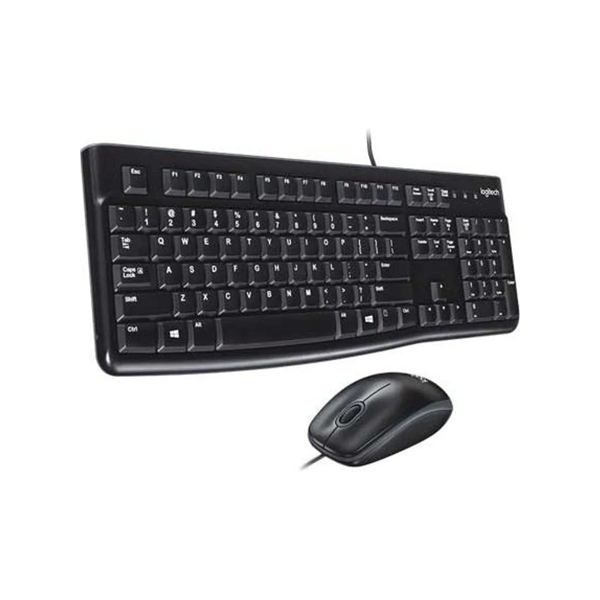 Logitech MK120 Wired Keyboard and Mouse Combo (Black) - Plug-and-Play USB - 920-002562 view 3