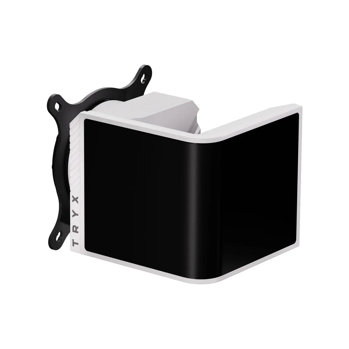 TRYX PANORAMA SE ARGB 240mm AIO Liquid CPU Cooler - White (6.5” AMOLED, Rotatable Display, ARGB Gen2) - L-P240L-AM2M-G0W view 4