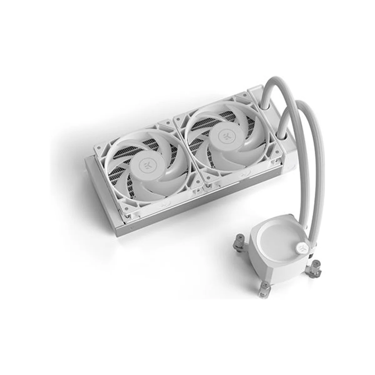 EKWB EK-Nucleus AIO CR240 Lux D-RGB CPU Liquid Cooler - White - 3831109897843 view 2
