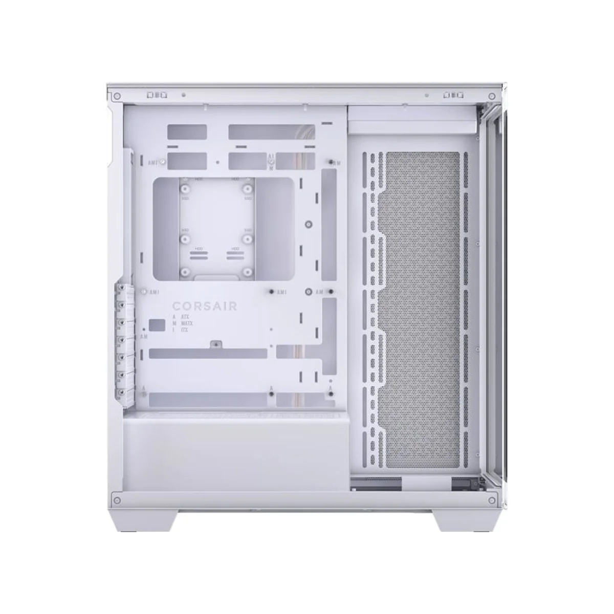 Corsair 3500X Tempered-Glass Mid-Tower E-ATX Gaming Case - White – CC-9011277-WW view 3