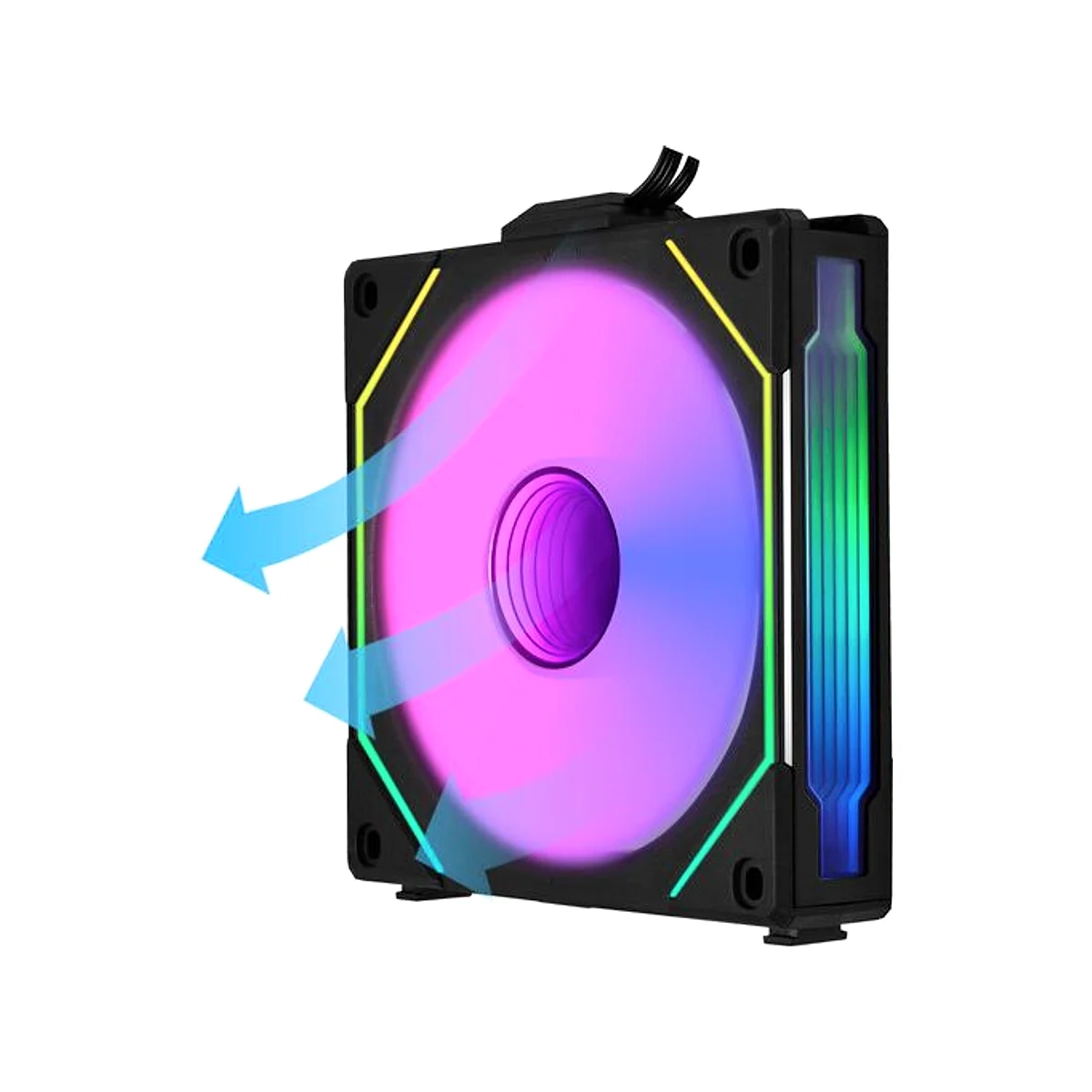 Lian Li Uni Fan SL-Infinity Reverse Blade Case Fan - Black - UF-RSLIN120-1B view 2