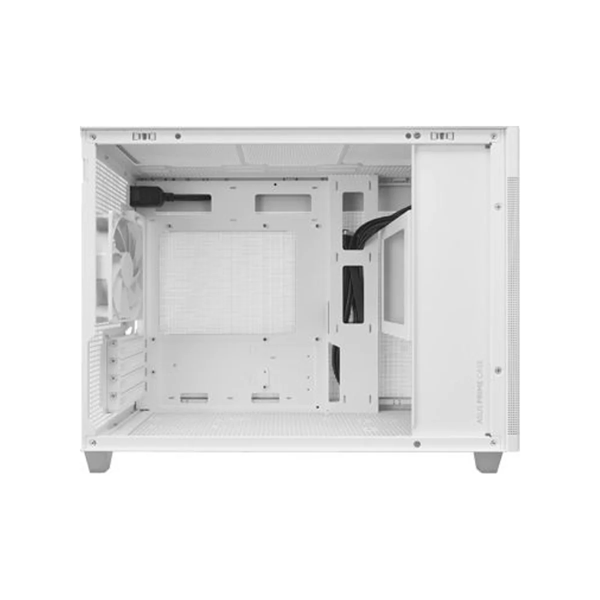 ASUS Prime AP201 Airflow Mini-Tower mATX Gaming Case - White 4 ARGB Fans Included – 90DC00G3-B39000 view 3
