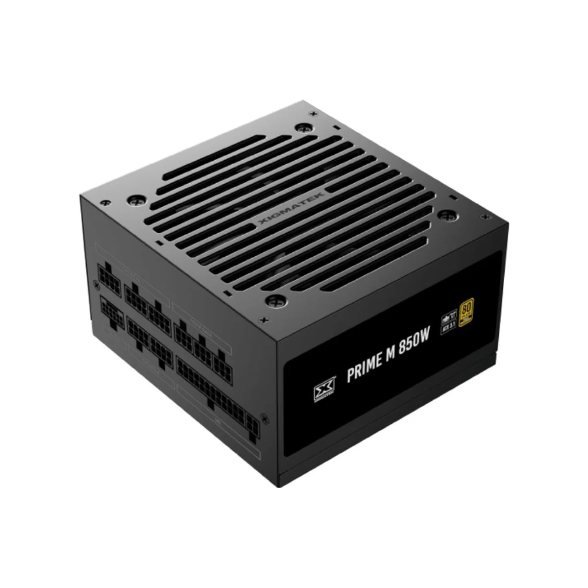 MONTECH Century G5 Fully Modular 850W ATX 3.0 Power Supply (80+ Gold, PCIe 5.0, Low-Noise, Black) | CENTURY-G5-850W