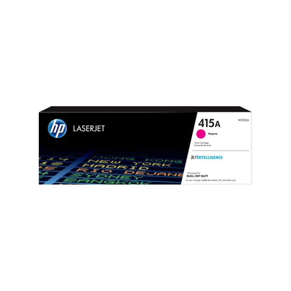 HP 415A Magenta Original LaserJet Toner Cartridge (LaserJet, Magenta, 2,100 Pages) - W2033A
