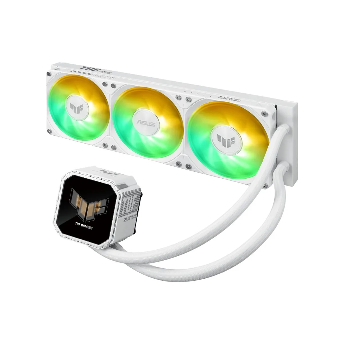 Asus TUF Gaming LC III 360 ARGB LCD CPU Liquid Cooler - White - 90RC01A2-B0EAY0 view 2