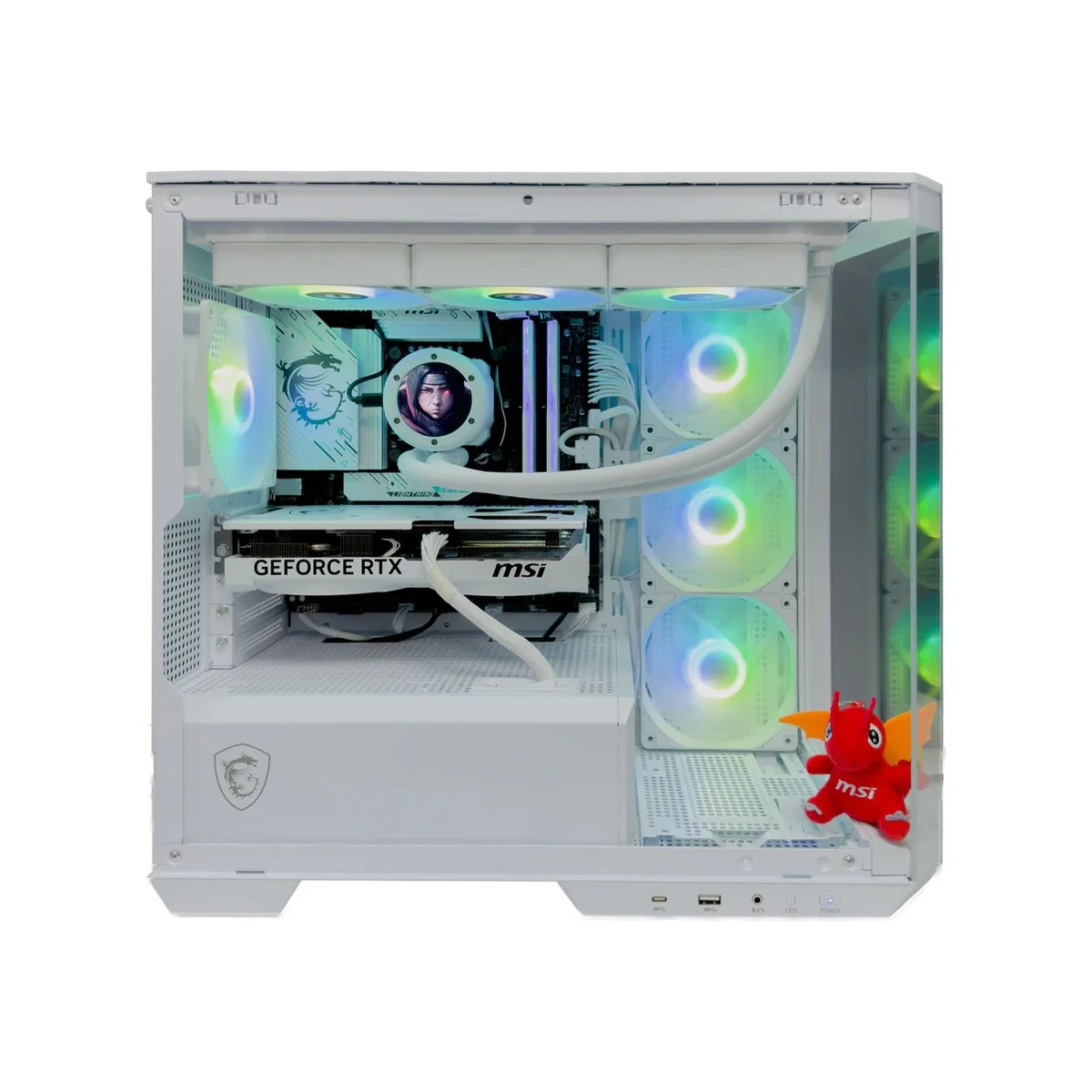 Gaming PC Crystal Ultra 7 265, 32 GB DDR5 RAM, RTX 5070 12GB GPU - Gaming_PC_Crystal view 3