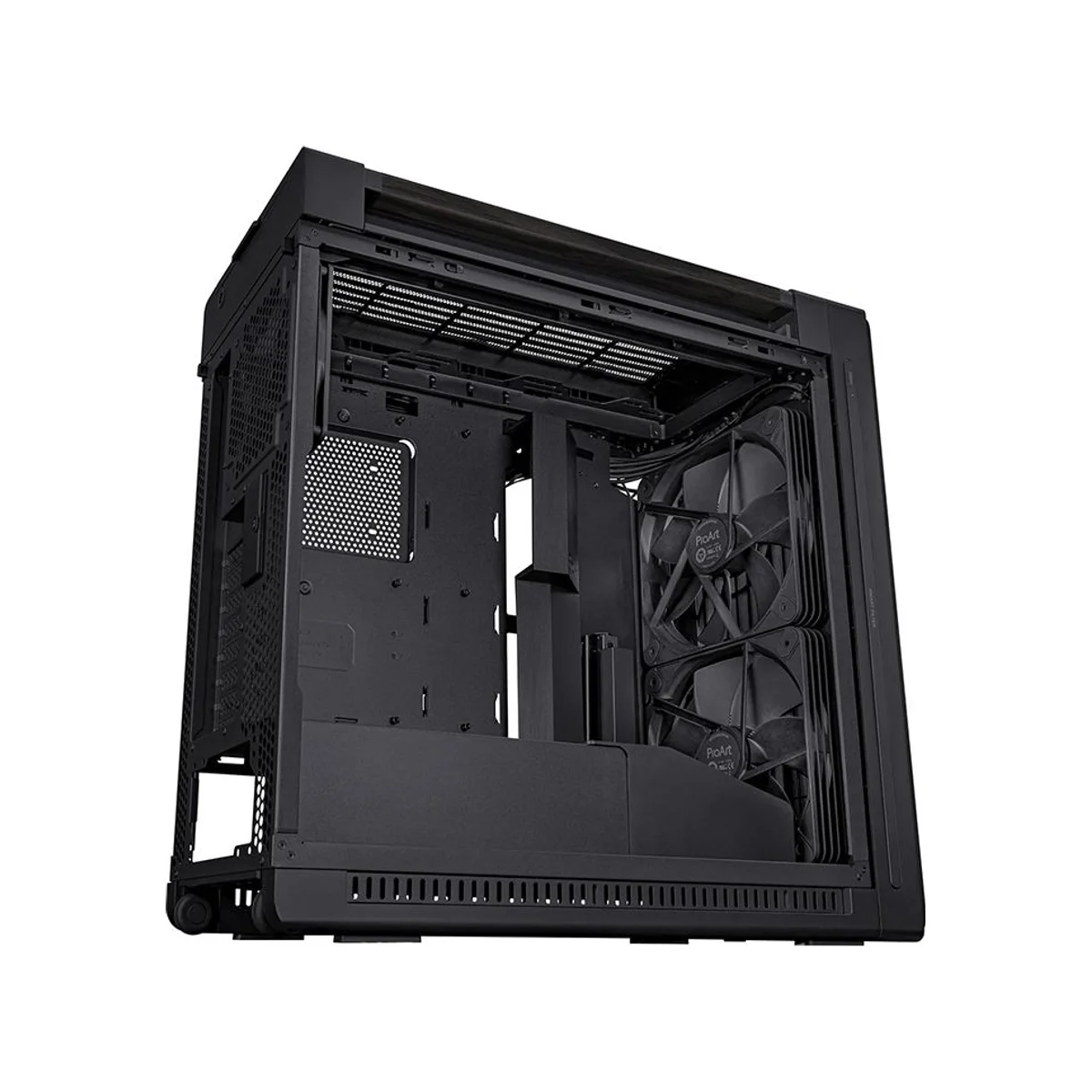 Asus ProArt PA602 Tempered Glass Wood Edition E-ATX Mid-Tower Gaming Case - Black - 90DC00J0-B09010 view 4