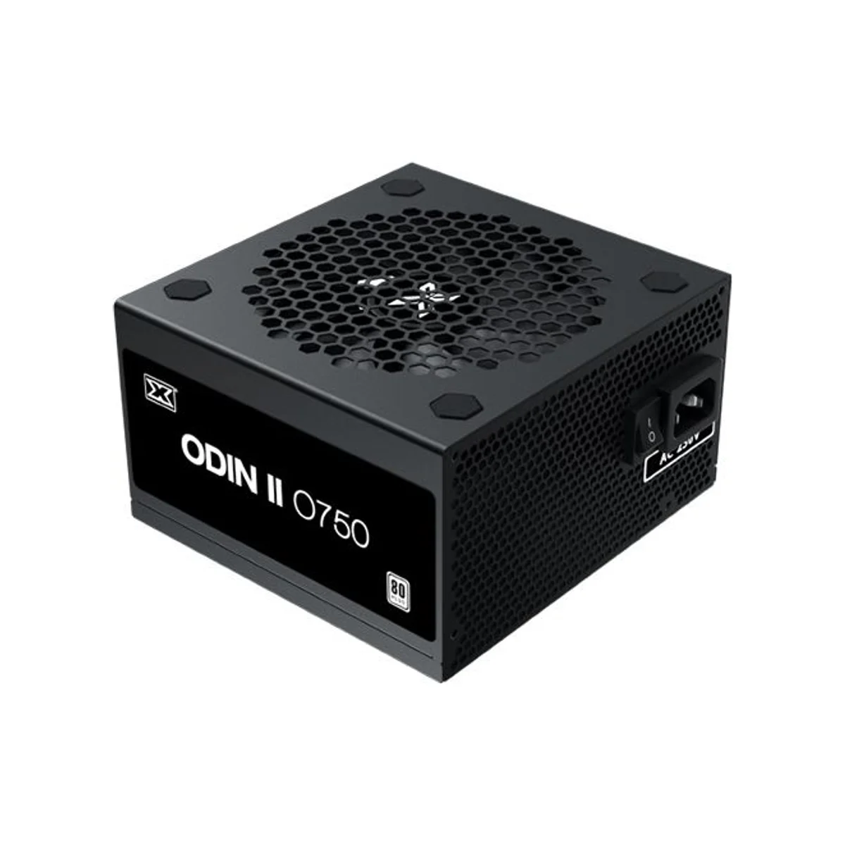 XIGMATEK Odin II 750W 80 Plus Ultra-Efficiency ATX Power Supply (Black, 80 PLUS Certified, 120mm Fan, 140mm Size) - EN45776 view 3