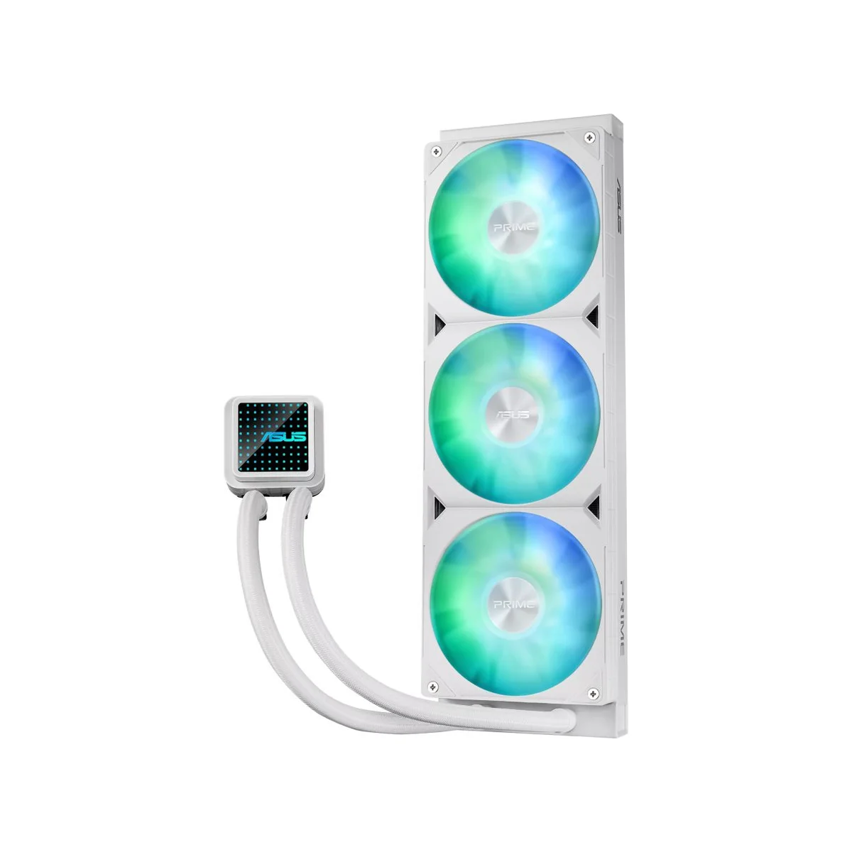 ASUS Prime LC 360 ARGB White Edition 360mm CPU Liquid Cooler (White, 600-2200 RPM, ARGB) - 90RC0102-B0EAY0 view 2