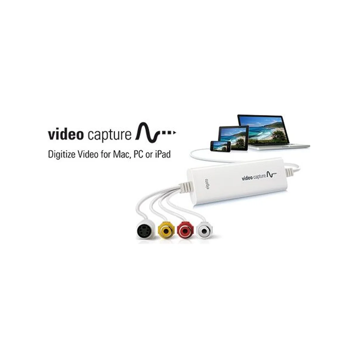 Elgato Video Capture - White (H.264, 640x480, PAL/NTSC/SECAM) - 1VC104001001 view 2