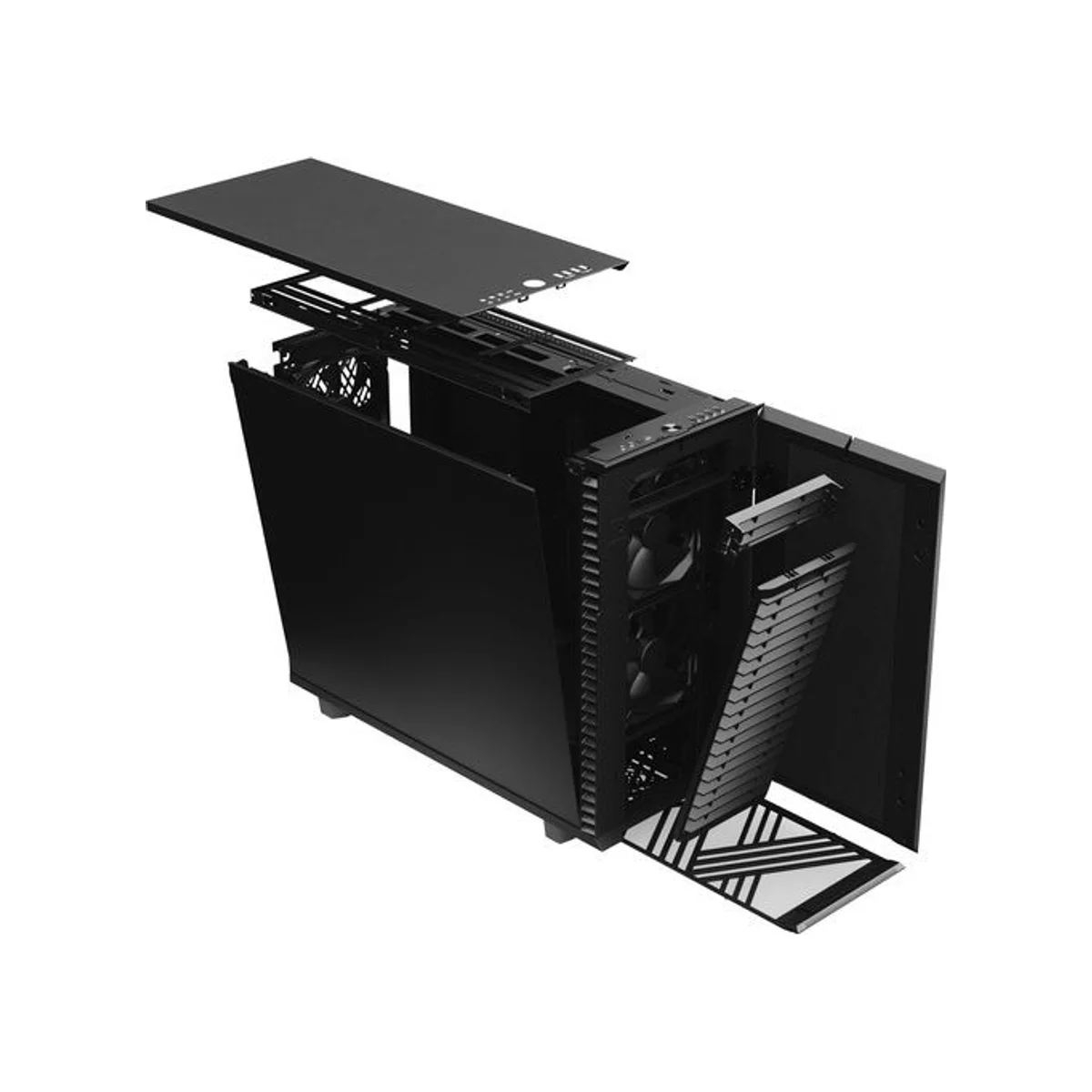 Fractal Design Define 7 Mid-Tower E-ATX Gaming Case - Black 9 Fan Mounts – FD-C-DEF7A-01 view 12