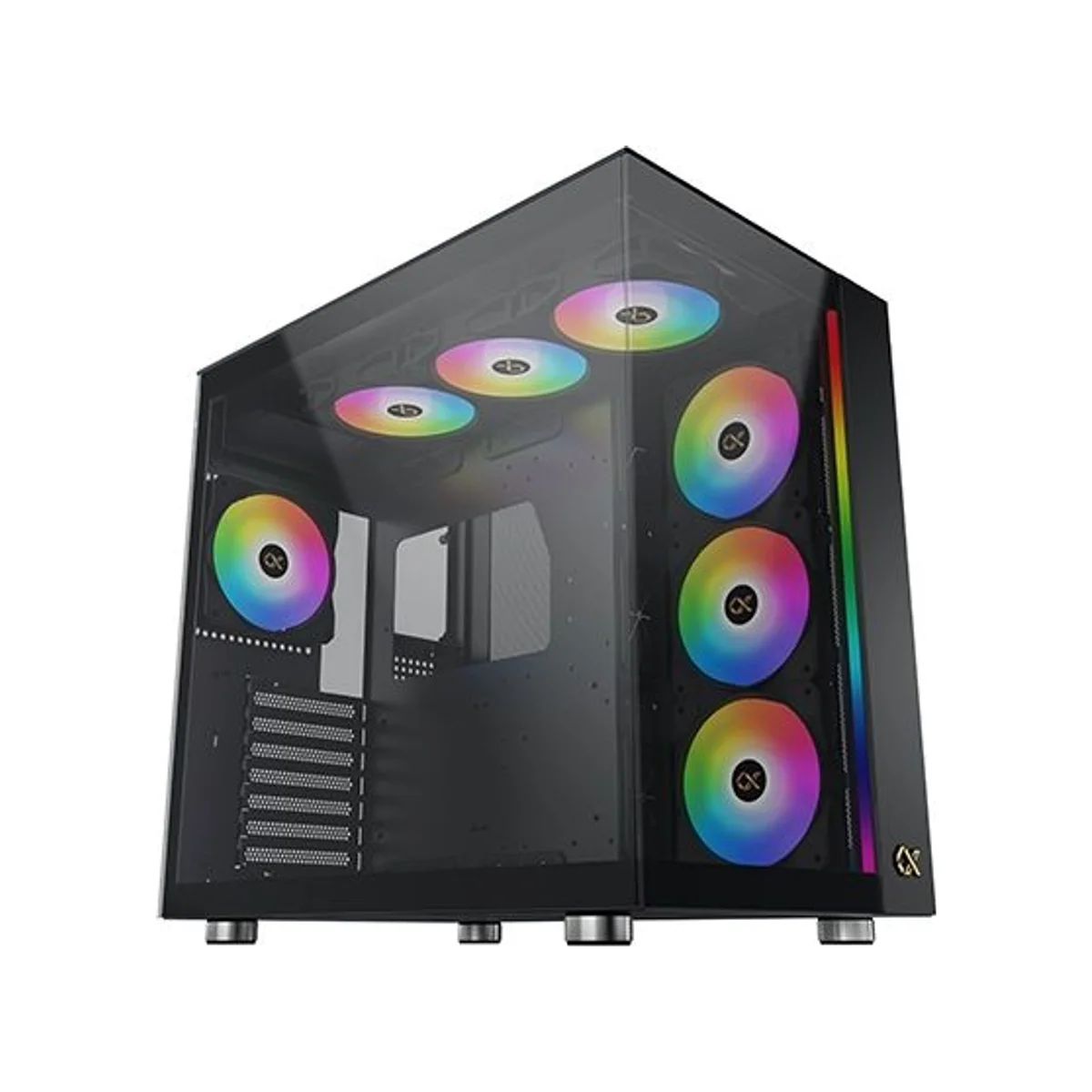 Xigmatek Aqua Ultra Air ARGB Mid-Tower E-ATX Gaming Case - Black – EN41907