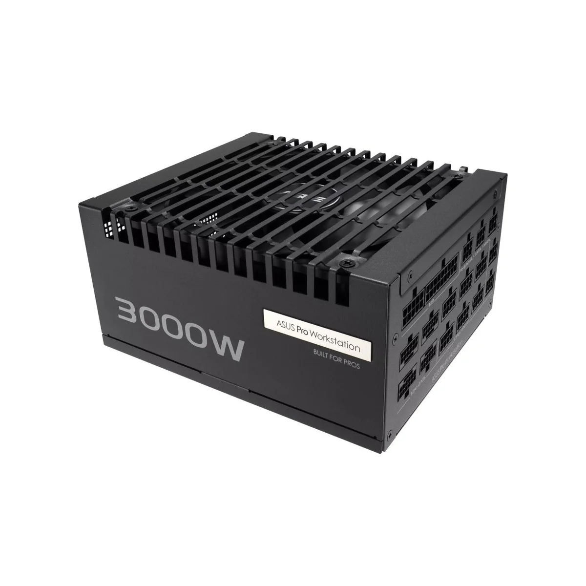 ASUS Pro WS Fully Modular 3000W ATX 3.1 Power Supply (80+ Platinum, PCIe 5.1, Black) | 90YE00Z0-B0EA00 view 2