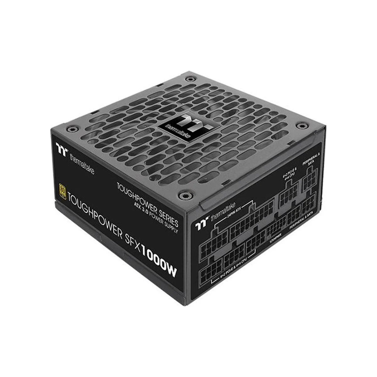 ASUS ROG Strix Fully Modular 1200W ATX Power Supply (80+ Gold, PCIe 5.0, Aura Sync, Black) | 90YE00M0-B0NA00 view 2