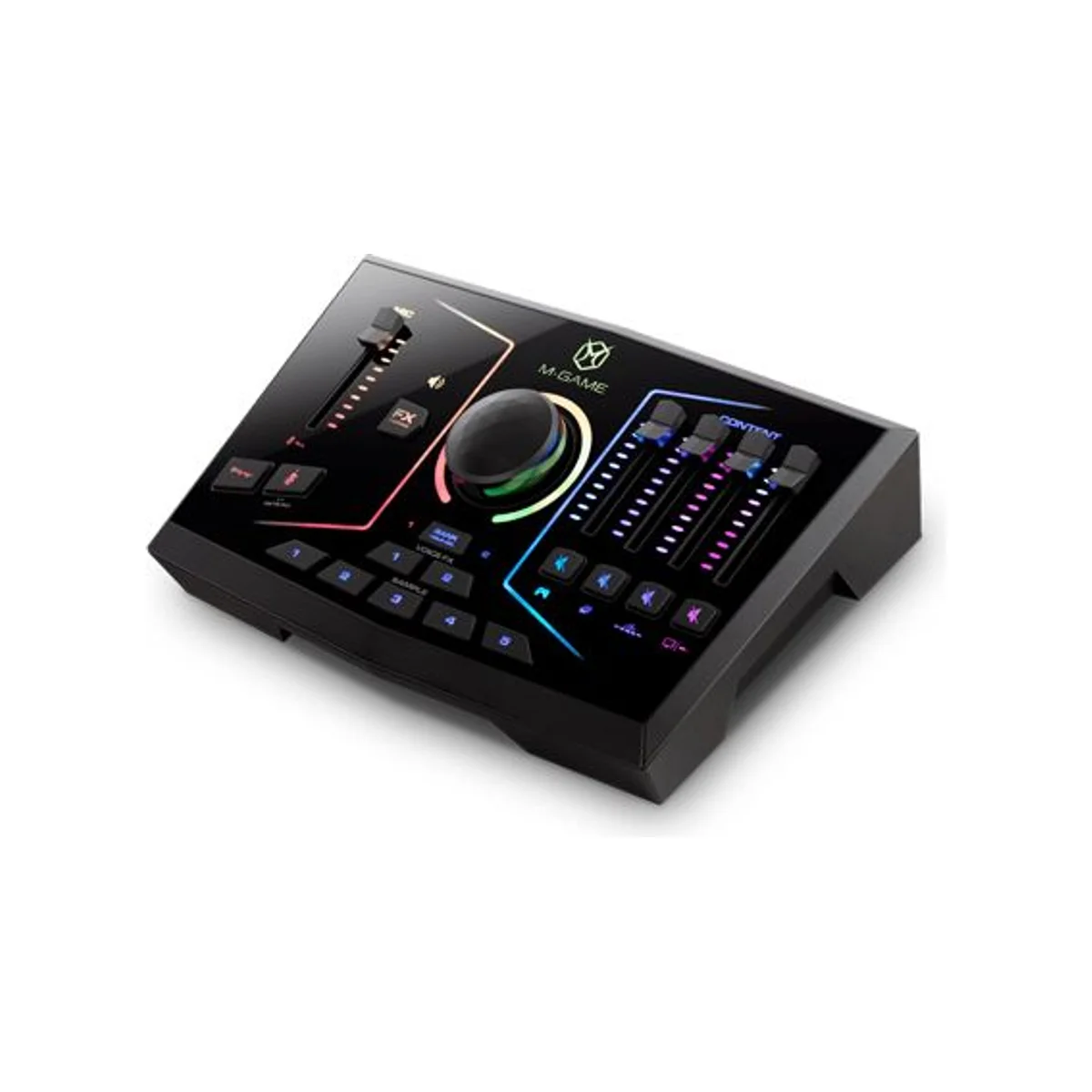 M-GAME RGB DuaL PC USB Streaming Audio Mixer - M-GAME-DUAL-USB-M view 2