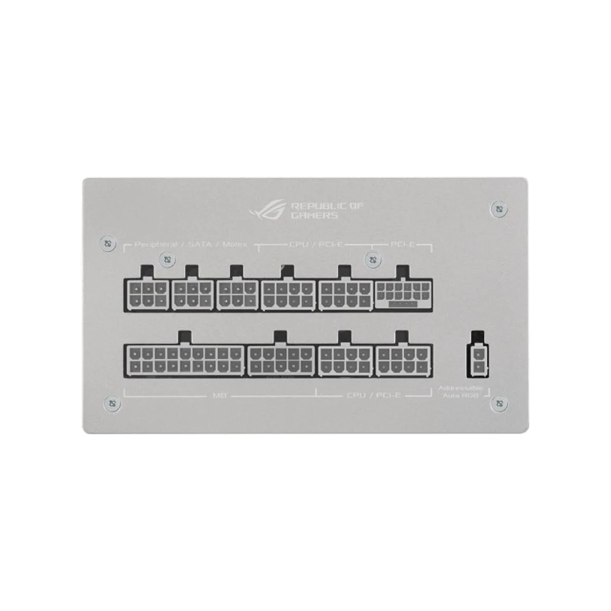 ASUS ROG Strix Gold Aura 1000W ATX Gaming Power Supply - White - 90YE00P5-B0NA00 view 9