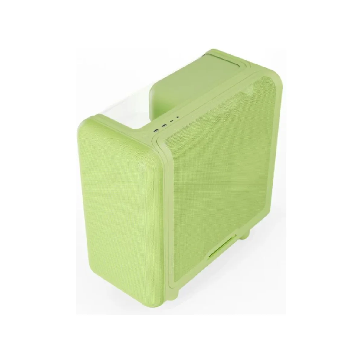 HYTE X50 Modern Performance E-ATX Mid-Tower Acoustic Glass Case - Matcha Milk 0 Fans Included – CS-HYTE-X50G-MM view 2