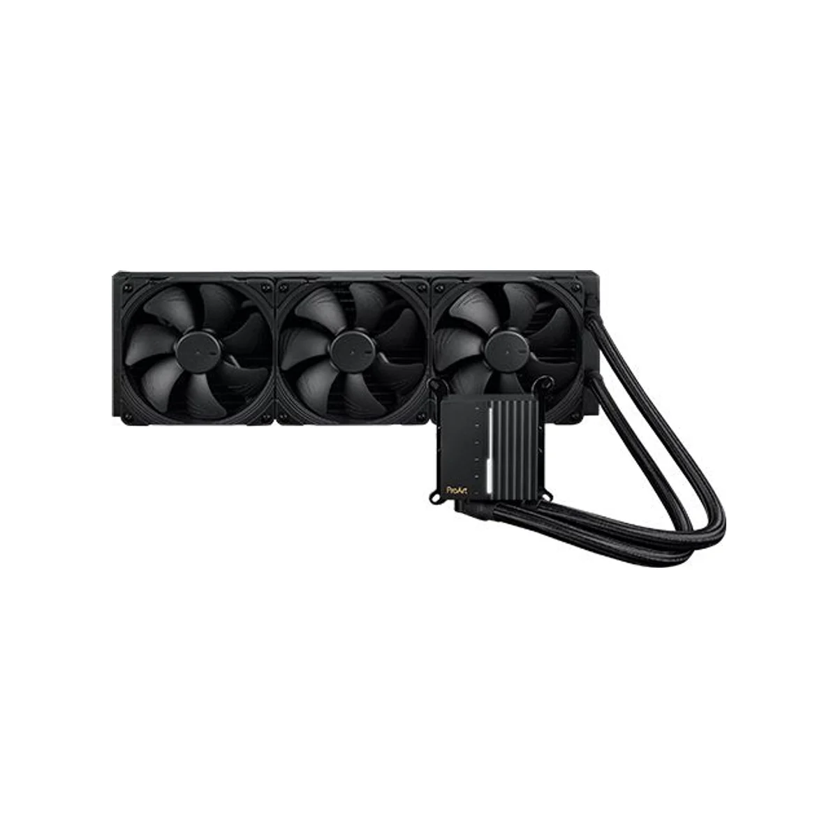 Asus ProArt LC 420 All-In-One CPU Liquid Cooler - Black (140mm Fans, Copper Block, Sleeved Tubing) - 90RC00N0-M0UAY0