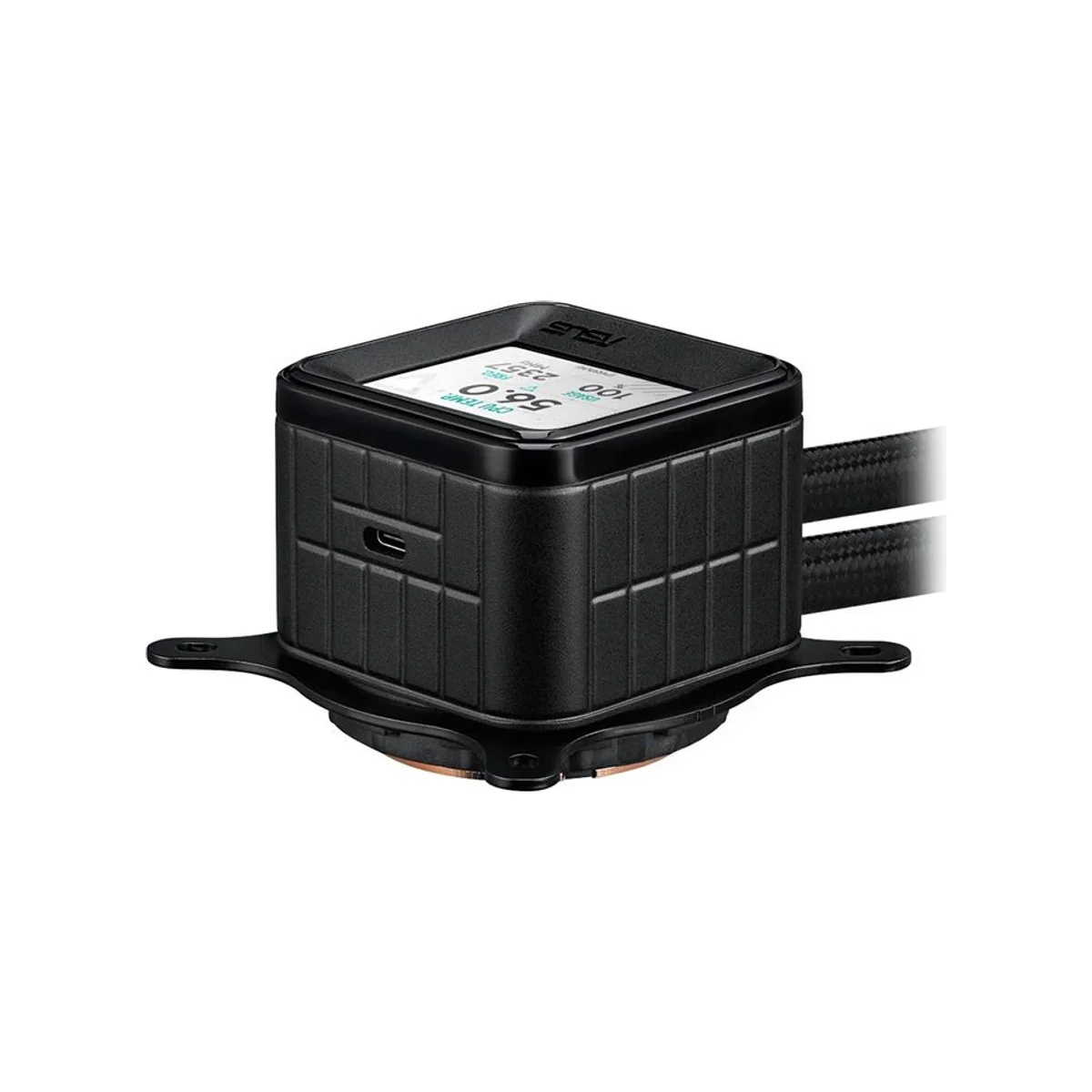 ASUS Prime LC 360mm ARGB LCD CPU Liquid Cooler - Black (3x 120mm ARGB Fans, 2.3" LCD, Copper Plate, AM4/AM5, LGA1700) - 90RC00Z1-B0EAY0 view 4