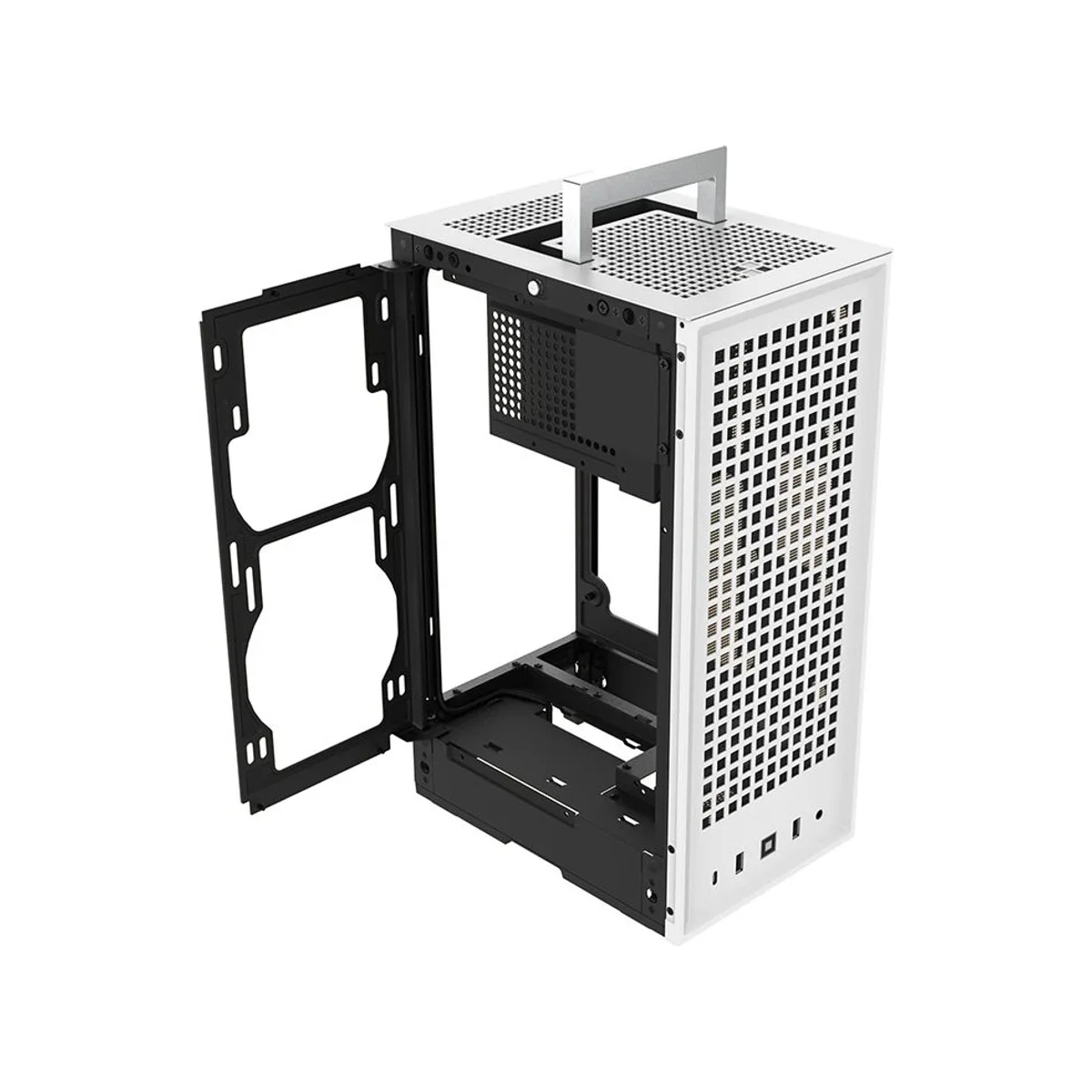 HYTE Revolt 3 Premium SFF Mini-ITX Gaming Case - White – CS-HYTE-REVOLT3-W view 5