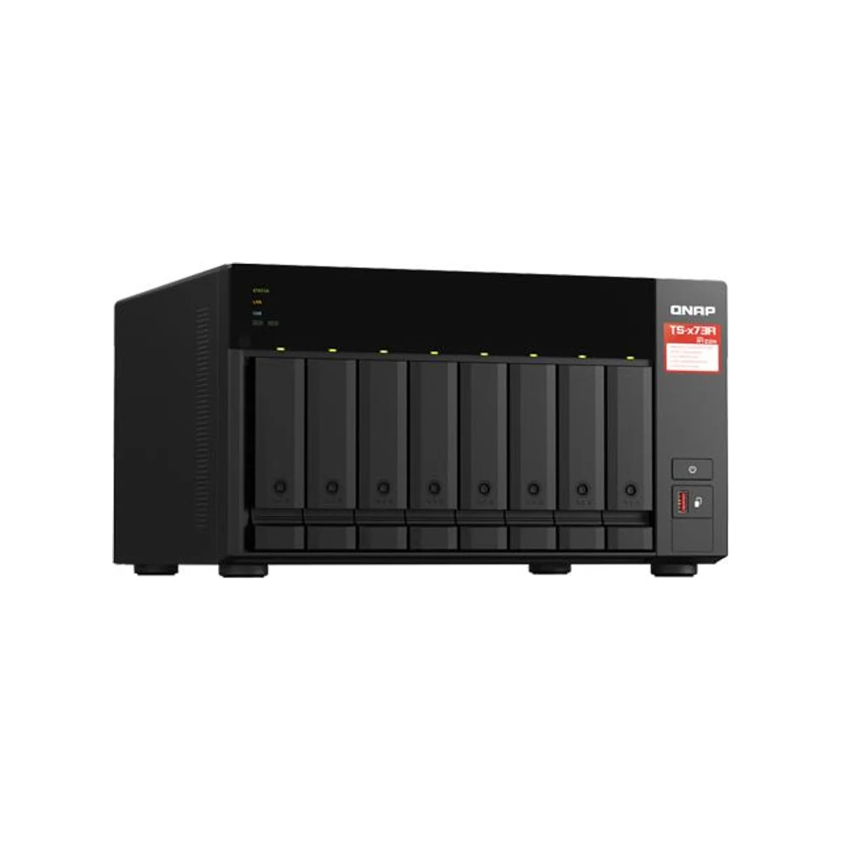 QNAP TS-873A-8G NAS BOX (AMD Ryzen Quad-Core, 2.5GbE, PCIe Expansion) view 3