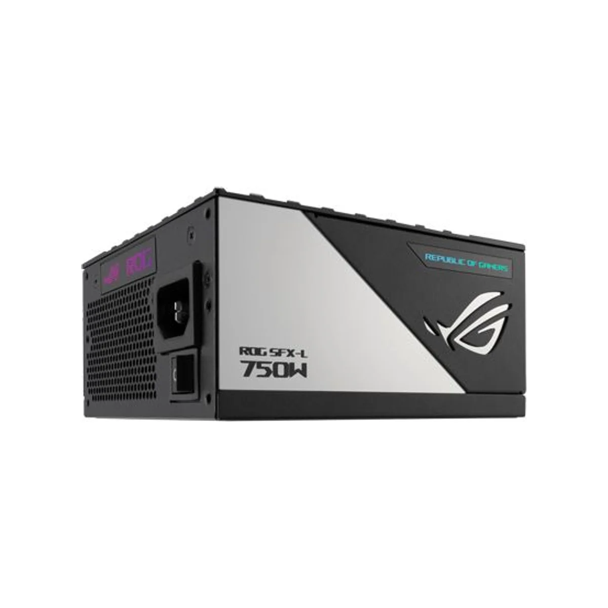 ASUS ROG LOKI SFX-L Fully Modular 750W SFX-L Power Supply (80+ Platinum, PCIe 5.0, ARGB, Black) | 90YE00N4-B0NA00 view 3