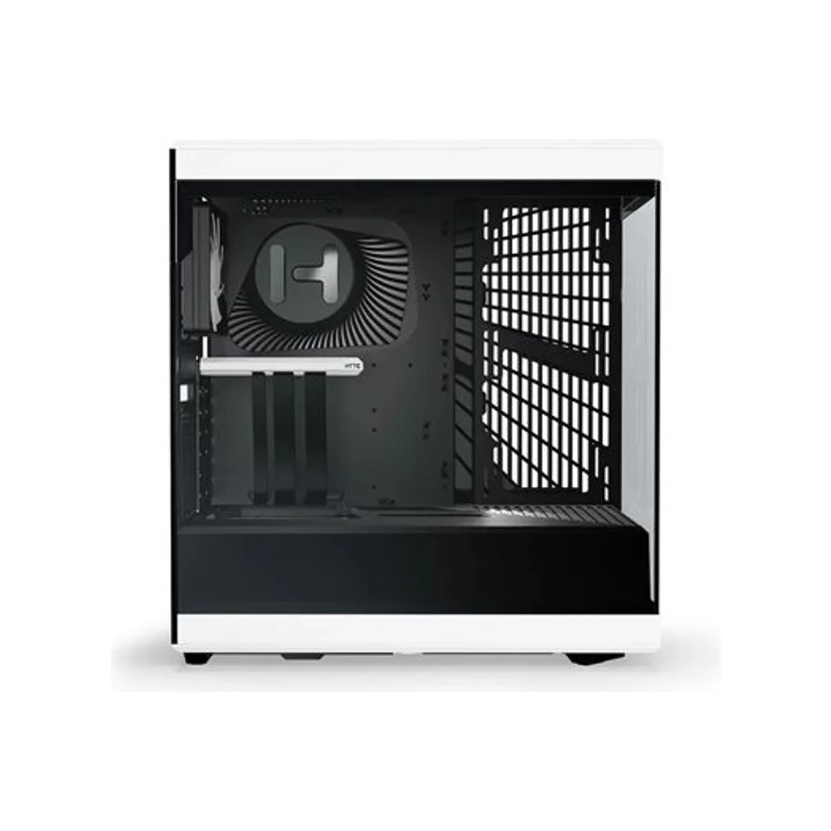 HYTE Y40 Panoramic Glass 4-Slot GPU Support Mid-Tower ATX Gaming Case - Black/White – CS-HYTE-Y40-BW view 3