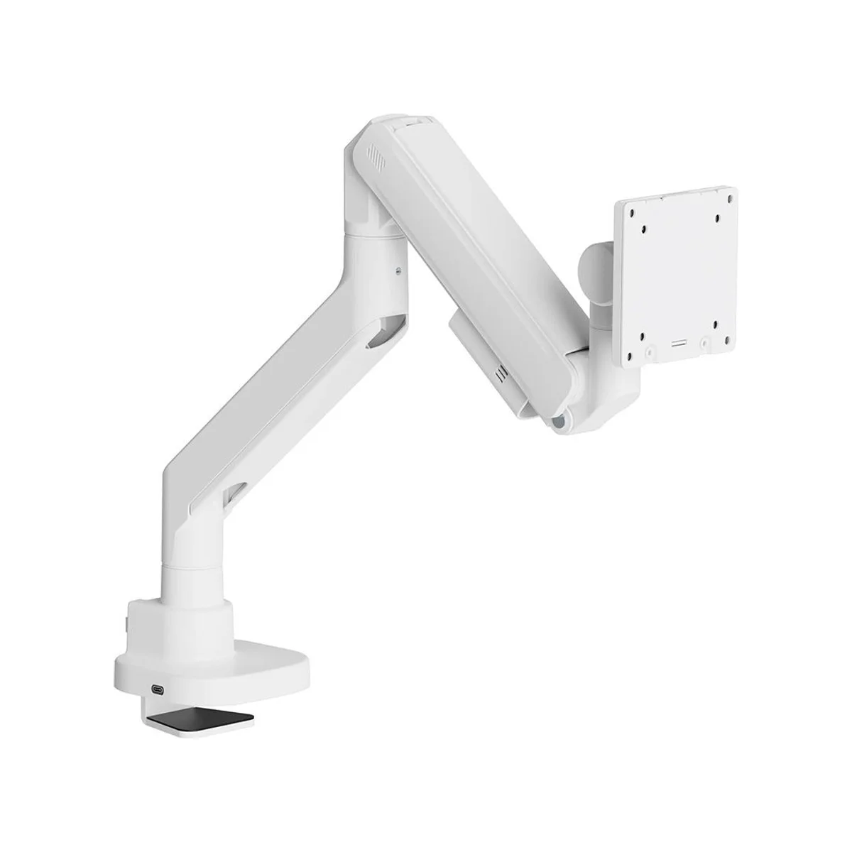 Navodesk Navo Single Control Model Y PRO Monitor Arm - White (27kg, 57in, Ultrawide) - CTRL-YPRO-WT view 2