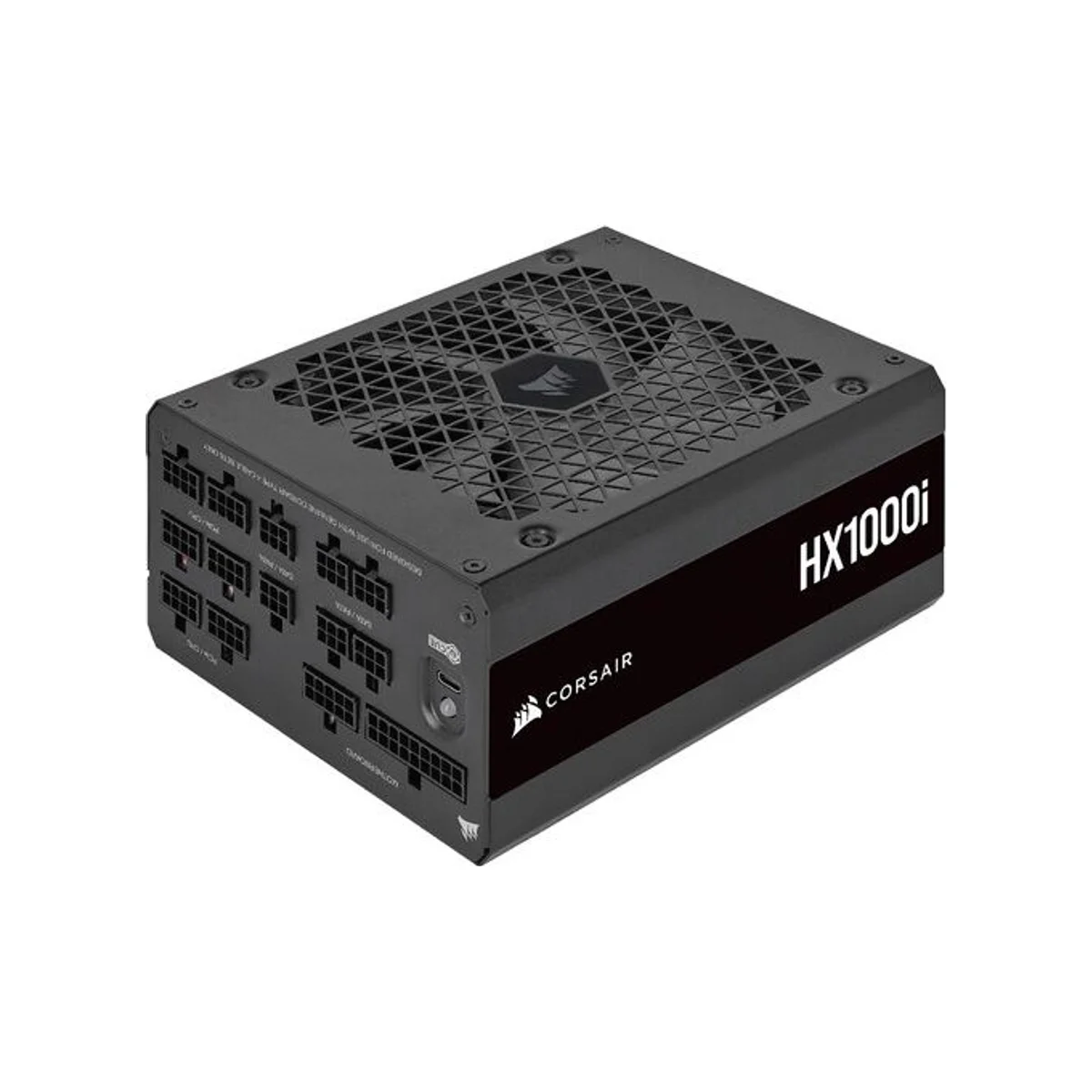 Corsair HX1000i 1000W 80 Plus Platinum Modular ATX Power Supply - Black - (ATX 3.0, 1000W, Platinum Efficiency, Fully Modular, 140mm FDB Fan) - CP-9020259-UK