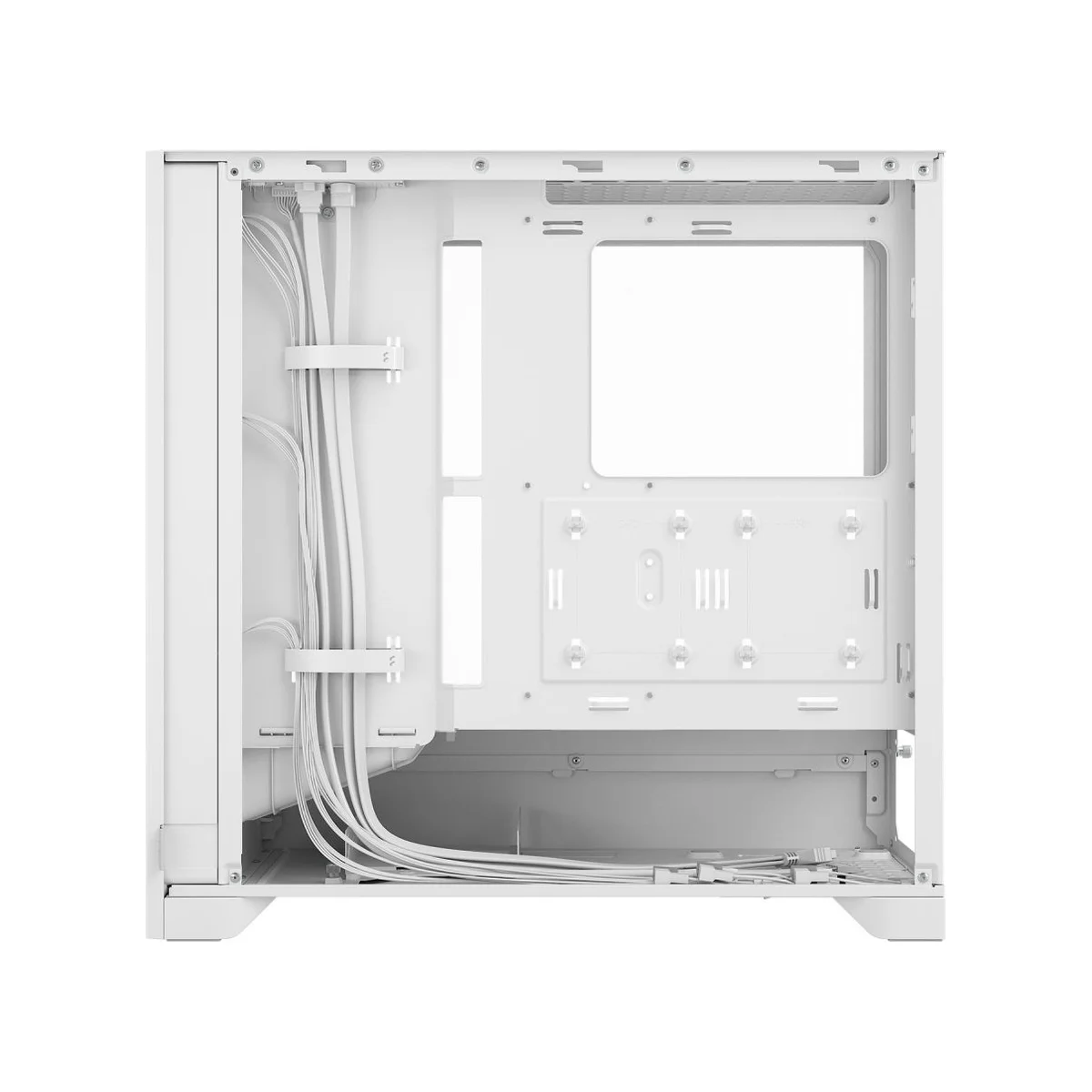 Fractal Design Pop Air TG RGB Mid-Tower ATX Tempered-Glass Airflow Gaming Case - White 7 Fans – FD-C-POA2A-04 view 3