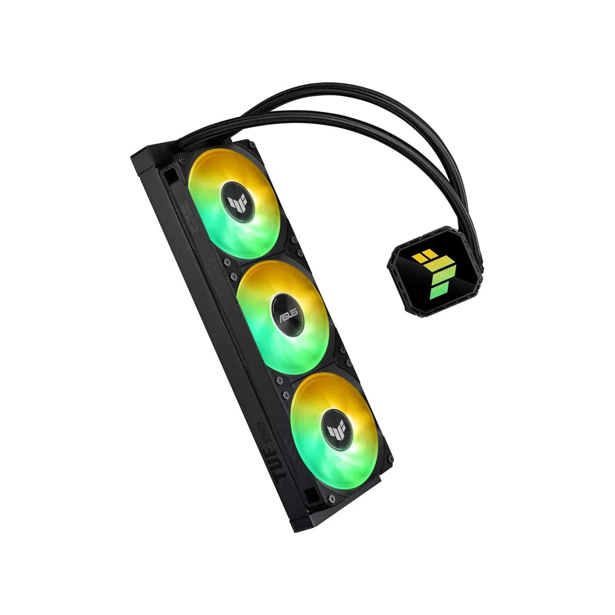 ASUS TUF Gaming LC III 360 ARGB CPU Liquid Cooler (Black, 360mm Radiator, ARGB Fans, AM5/LGA1700 Compatible) - 90RC0191-B0EAY0 view 2