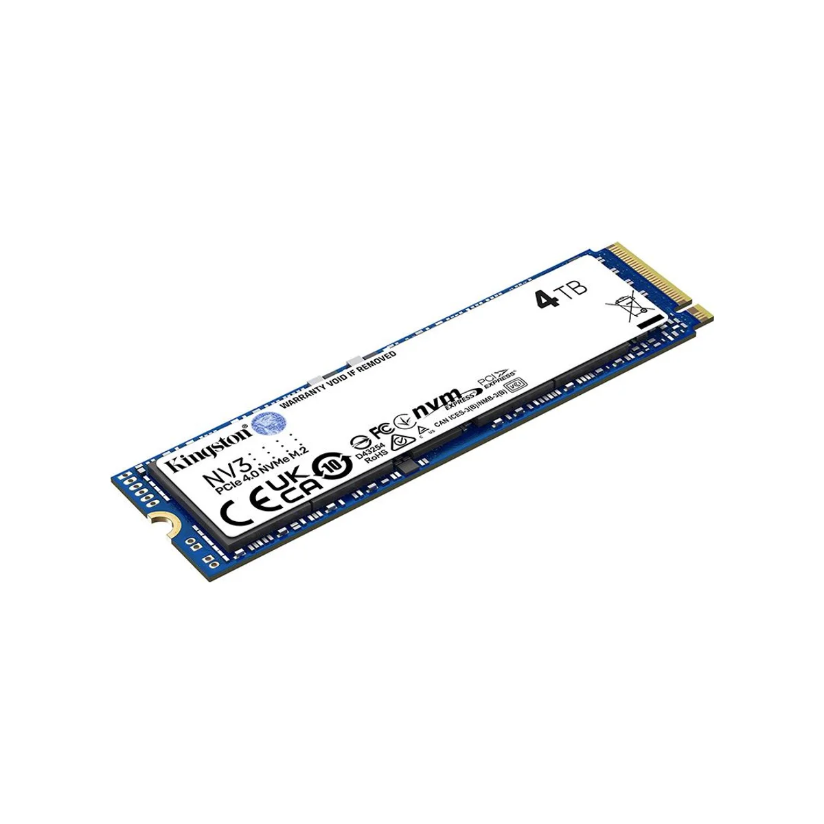 Kingston NV3 4TB PCIe 4.0 NVMe M.2 2280 SSD – SNV3S/4000G view 3