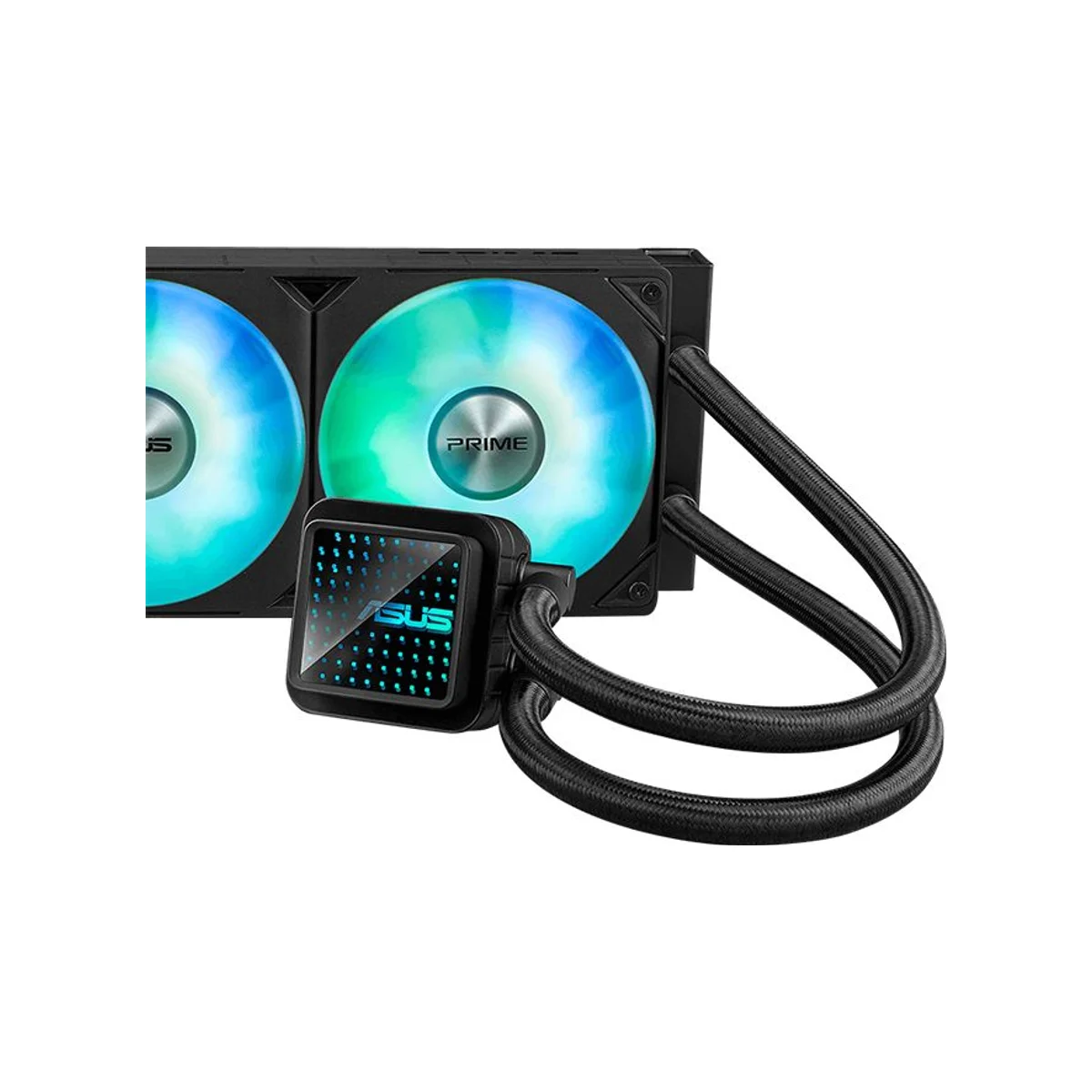 ASUS PRIME LC 360 ARGB CPU Liquid Cooler - Black (3x120mm Fans, 360mm Radiator, ARGB Lighting) - 90RC0101-B0EAY0 view 2