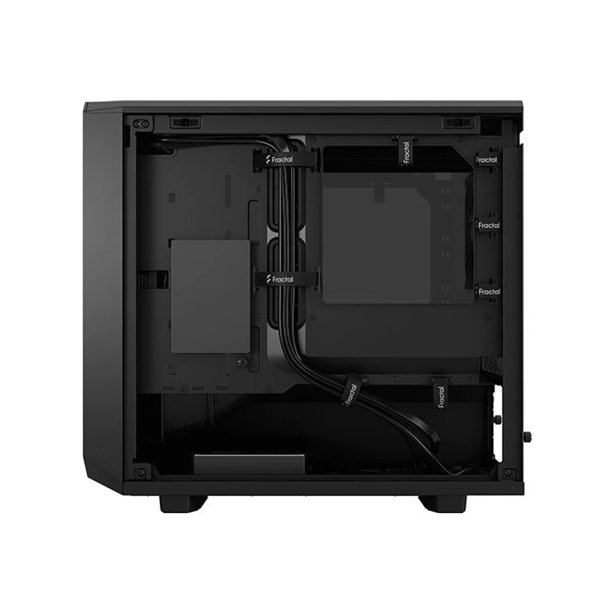 Fractal Meshify 2 Nano Black TG Dark Tint Mini-ITX Computer Case (Black, Tempered Glass, High Airflow) - FD-C-MES2N-01 view 4