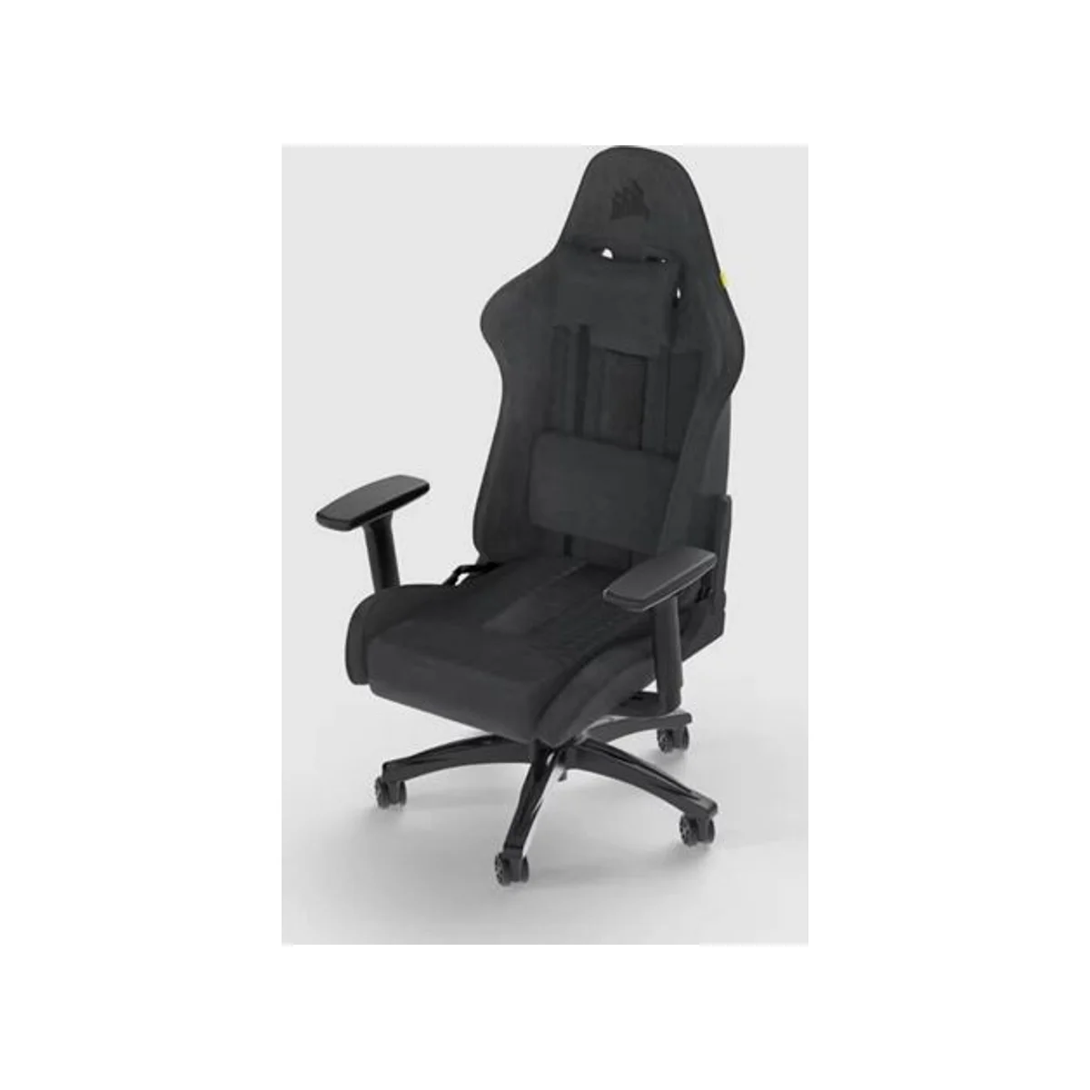 Corsair TC100 RELAXED Fabric Black/Grey Gaming Chair (Relaxed Seat, 2D Armrests, 90-160° Recline) - CF-9010052-WW view 2