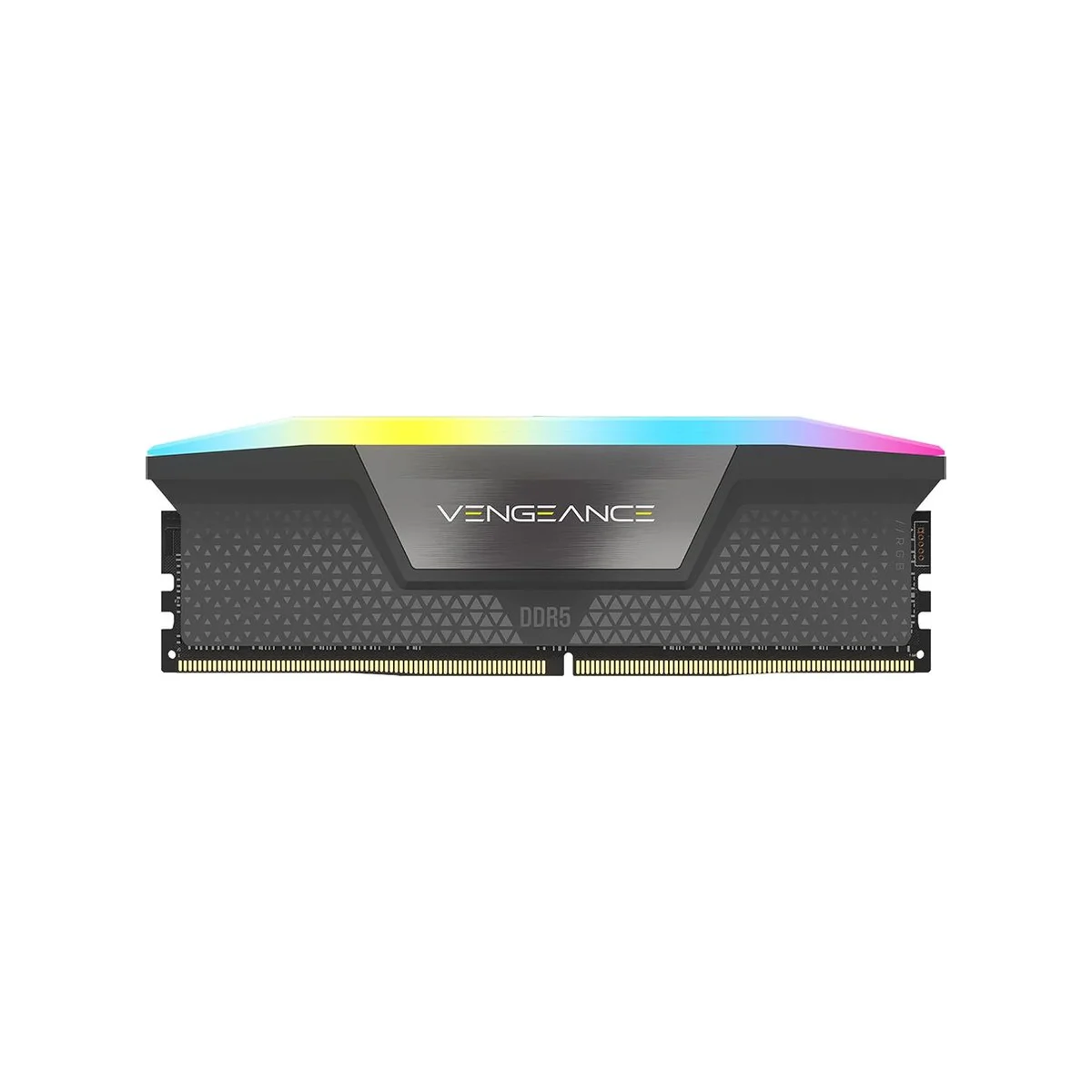 Corsair Vengeance RGB 32 GB (1X32) DDR5 6000MHz RAM Memory (CL38, EXPO/XMP, Black) – CMH32GX5M1E6000Z38