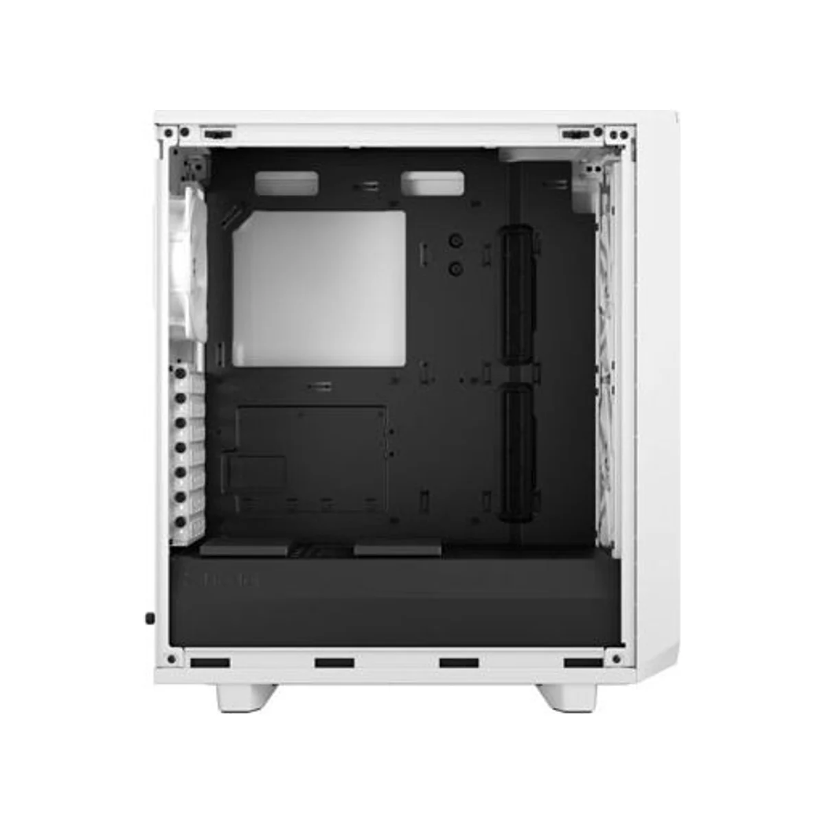 Fractal Design Meshify 2 Compact Lite Tempered Glass Clear ATX Mid Tower ATX Gaming Case - White 2x 120mm Fans – FD-C-MEL2C-04 view 4