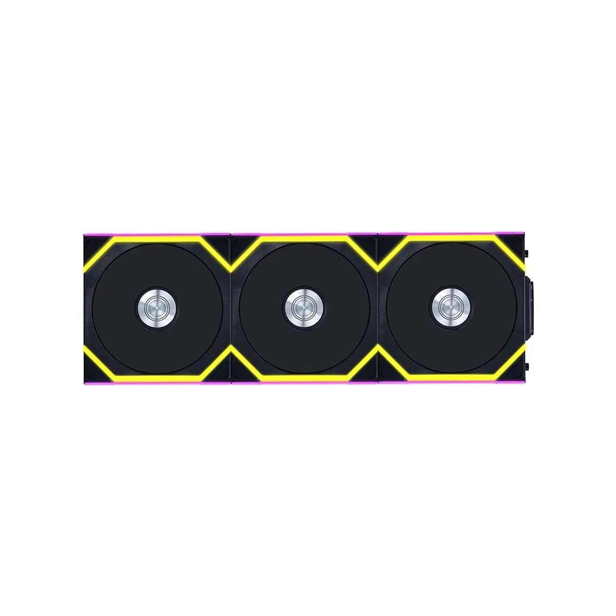 Lian Li 120mm UNI FAN SL Wireless ARGB Triple Pack Fan - Black - 12SL1W3B view 2