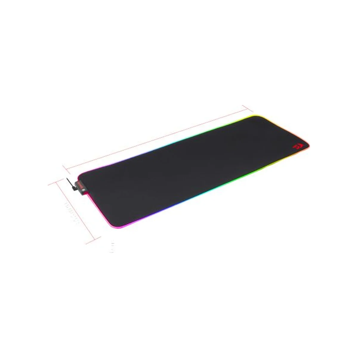 REDRAGON Suzaku RGB LED Gaming Mouse Pad XL Large (800 x 300mm, 8 RGB Modes) - P033 view 2