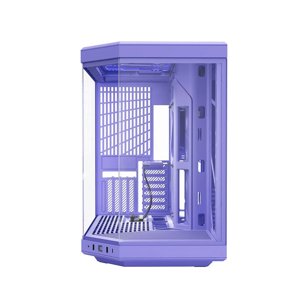 HYTE Y70 Dual-Chamber Mid-Tower ATX Gaming Case - Taro Milk – CS-HYTE-Y70-TM view 3