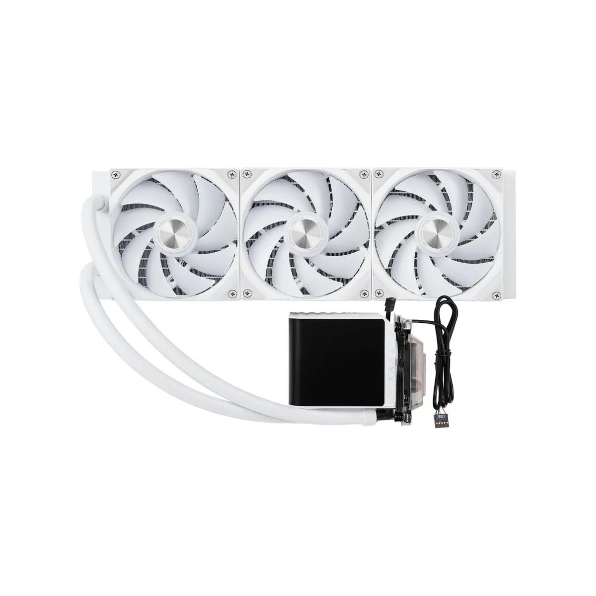 TRYX PANORAMA ARGB 360 ARGB AIO CPU Liquid Cooler - White - L-P360A-AS3M-G0W view 3