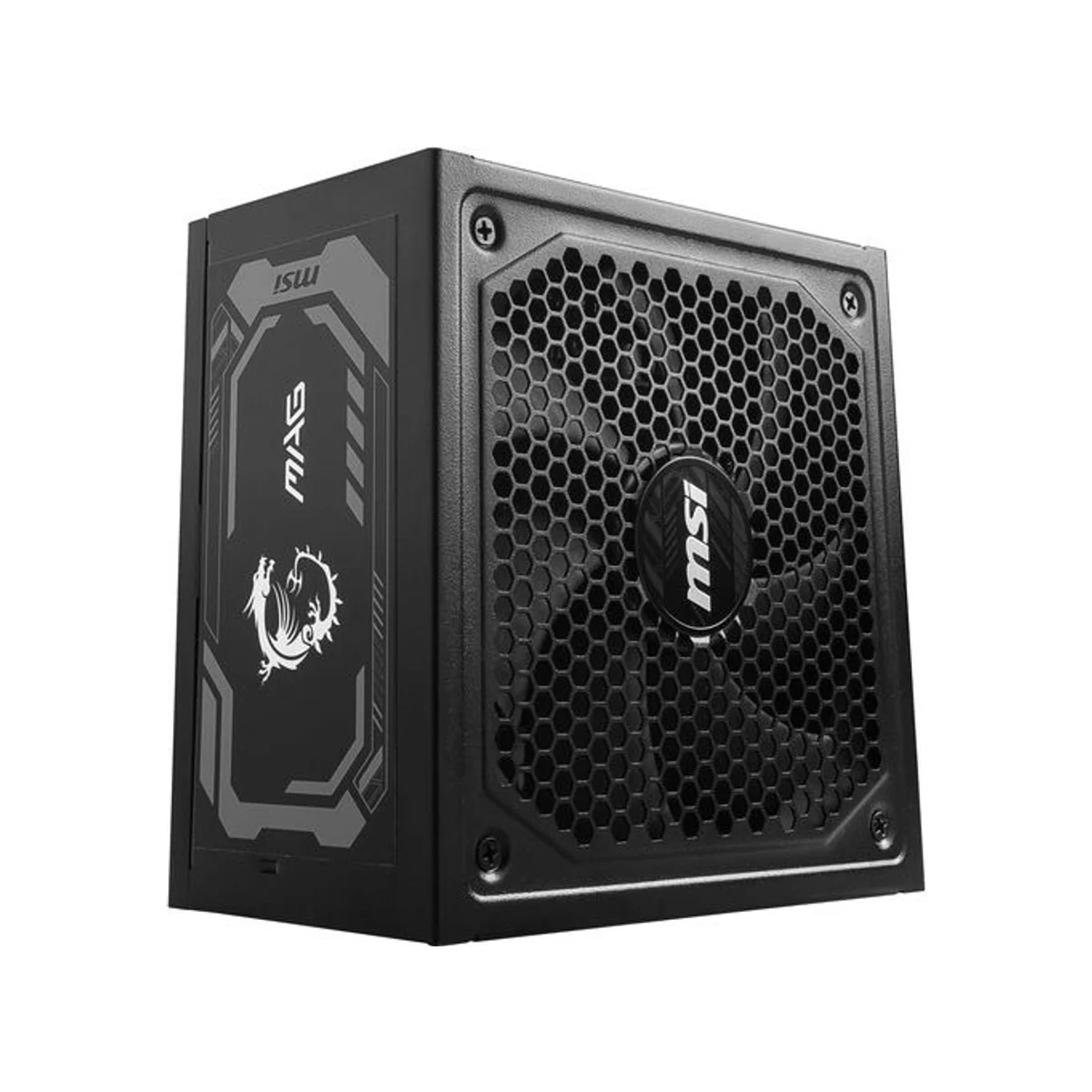 MSI MAG A1000GL PCIE5 1000W 80 PLUS Gold Modular Power Supply - Black - 306-7ZP9B18-CE0 view 2