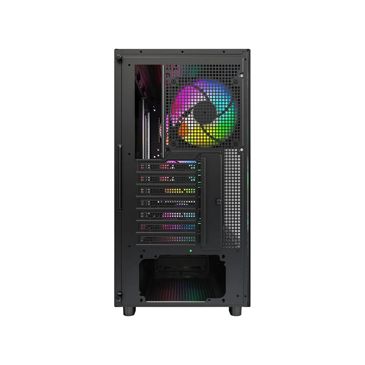 Montech XR Wood Full-Coverage Dust Filters ATX Gaming Case - Black - XR-Wood-B view 4