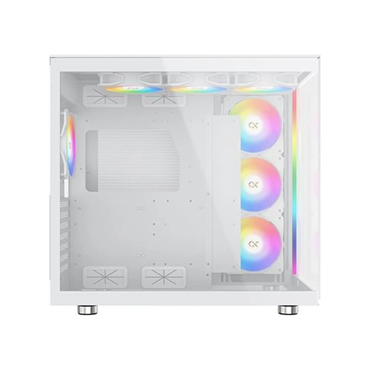 Xigmatek Aqua Ultra Air ARGB Mid-Tower ATX Gaming Case - White – EN41914 view 4