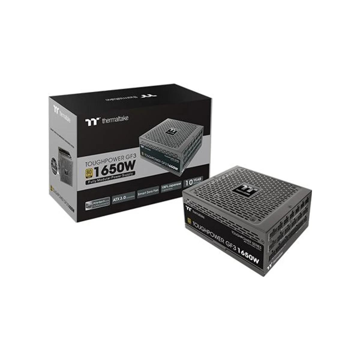 Thermaltake Toughpower GF3 1650W Gold TT Premium Edition PSU - 1650W, ATX 3.0, PCIe 5.0, Fully Modular, Black - PS-TPD-1650FNFAGx-4 view 6