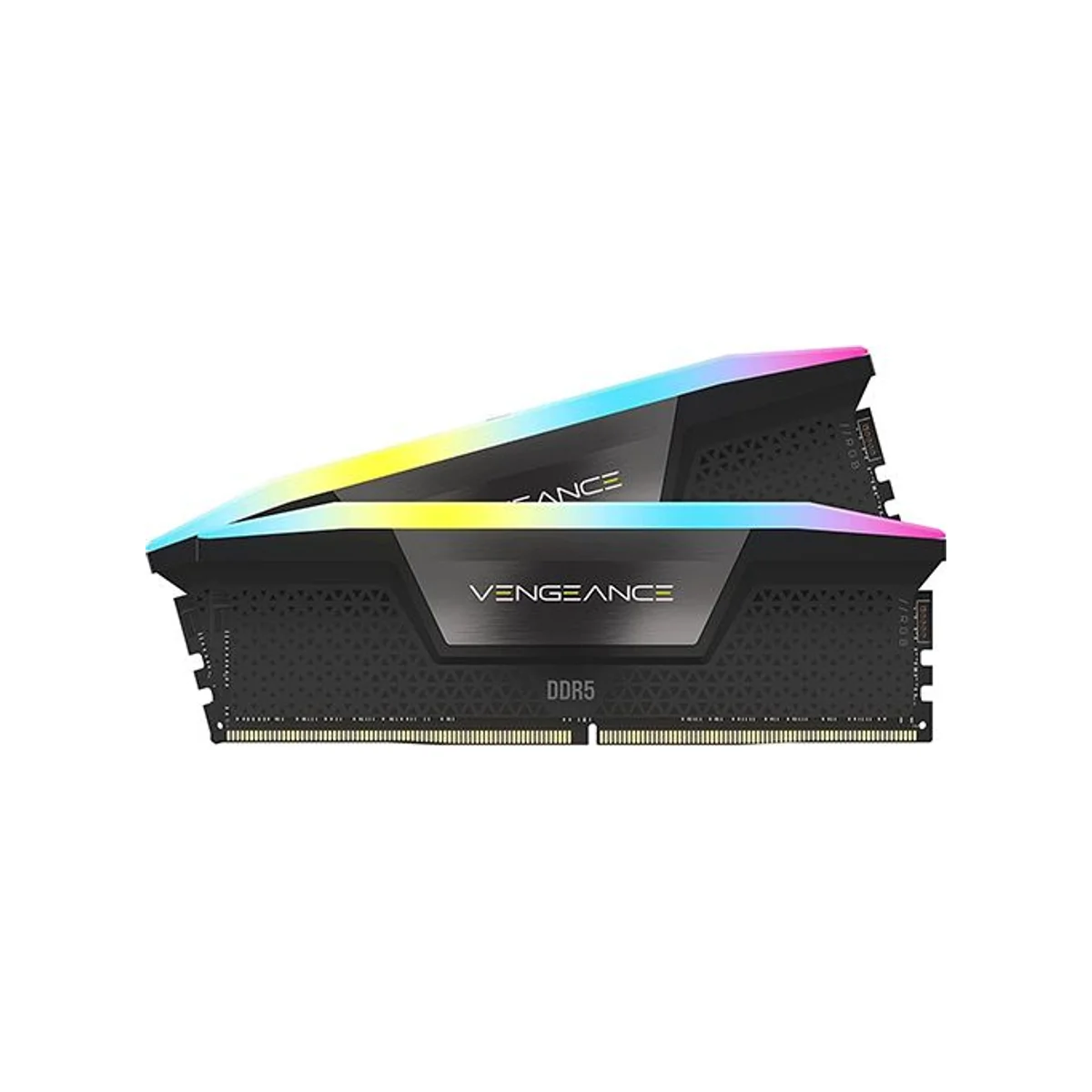 Corsair Vengeance RGB 32 GB (2X16) DDR5 6400MHz RAM Memory (CL36, Black) – CMH32GX5M2B6400C36