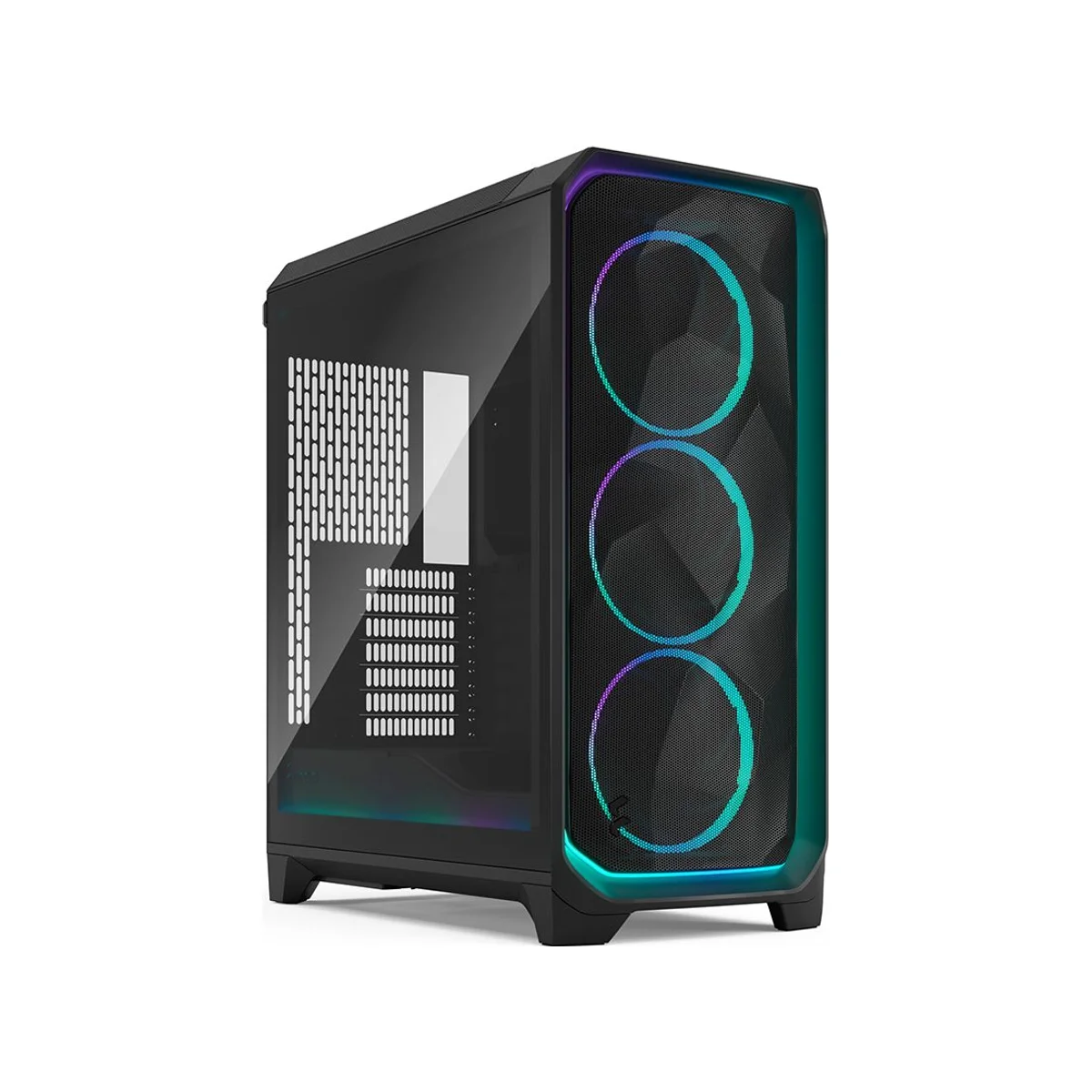 Fractal Meshify 3 Angular Mesh Mid-Tower ATX Gaming Case - Black (2 RGB Fans Included) – FD-C-MES3A-03