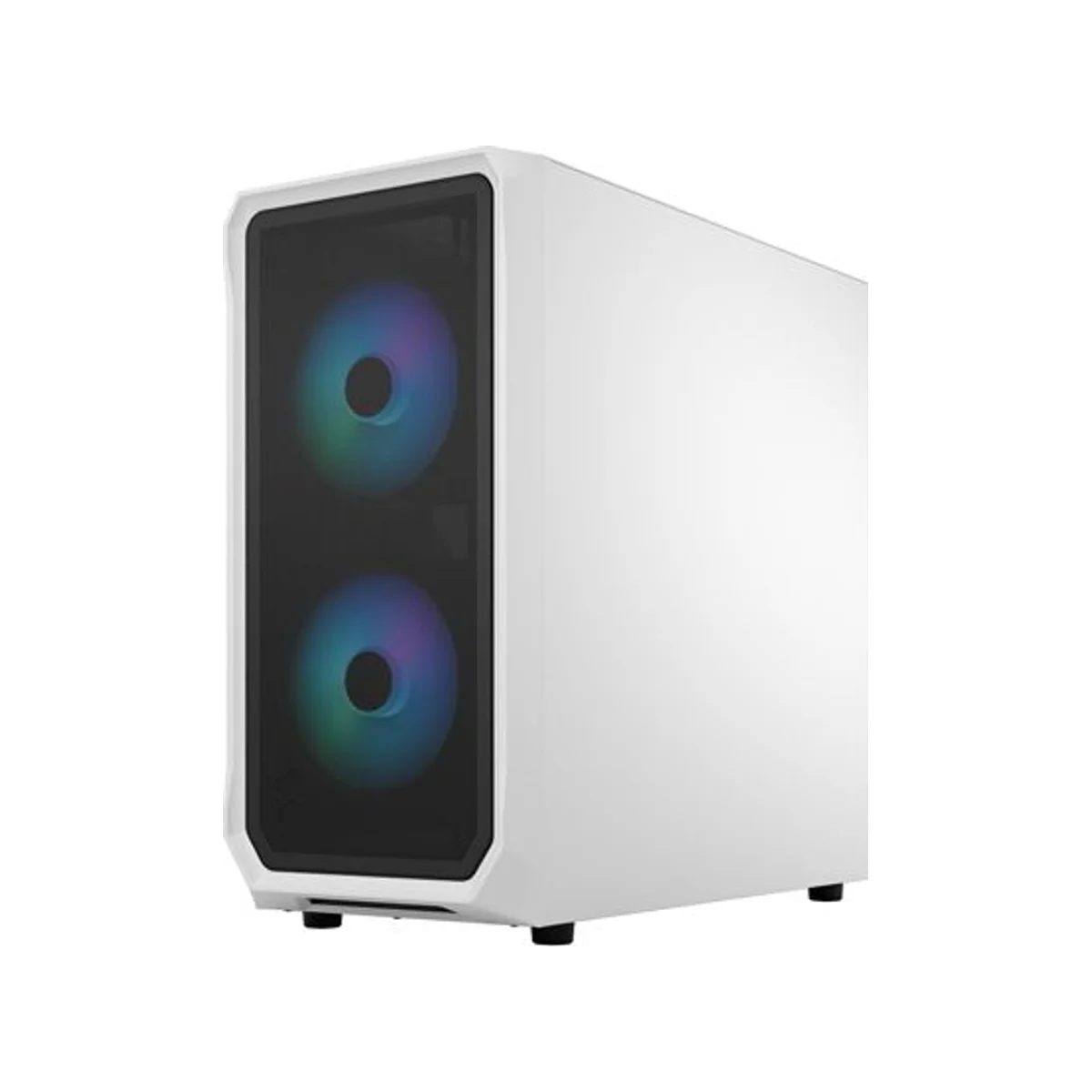 Fractal Focus 2 Clear Tint Tempered Glass RGB ATX Gaming Case - White - FD-C-FOC2A-04 view 4